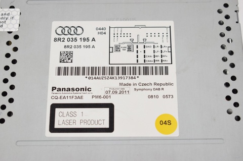 RADIO CD SMPHONY AUDI A4 B8 A5 8T 8R2035195A UK