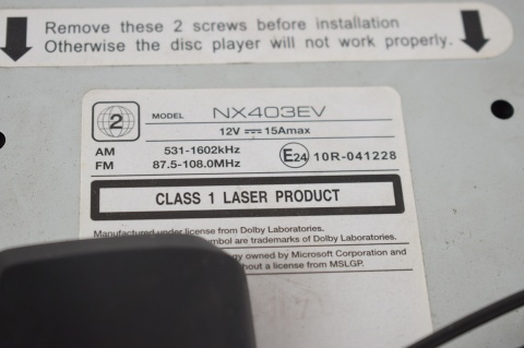 RADIO NAWIGACJA CLARION NX403EV 6,2" 2DIN VW SEAT