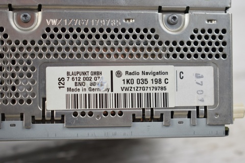 RADIO NAWIGACJA VW GOLF V PASSAT B6 1K0035198C