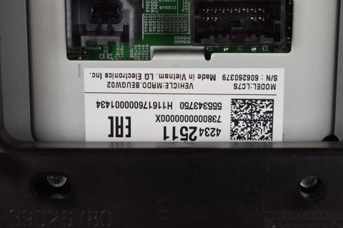 WYŚWIETLACZ EKRAN NAWIGACJA OPEL ASTRA K 555343750