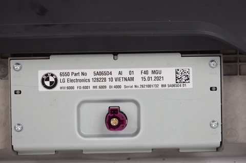 WYŚWIETLACZ EKRAN NAWIGACJI BMW F40 F44 5A065D4 UK