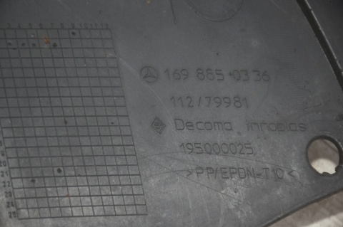 OSŁONA POD ZDERZAK MERCEDES W169 LIFT W245 LIFT