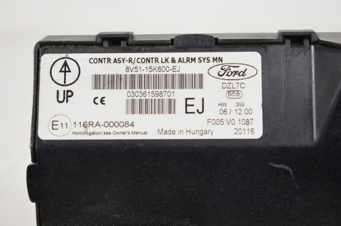 MODUŁ KOMFORTU BSI FORD FIESTA MK7 8V51-15K600-EJ