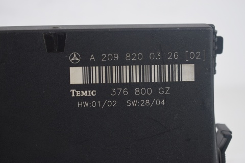 MODUŁ KOMFORTU MERCEDES A2098200326