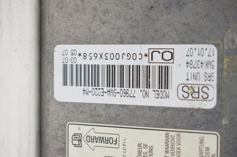 MODUŁ STEROWNIK SENSOR AIRBAG HONDA CR-V III 77960-SWA-E220-M4