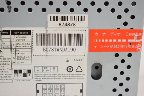 RADIO AKCESORYJNE 2-DIN AUDI A4 B6 B7