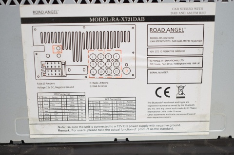 RADIO AKCESORYJNE 2-DIN ROAD ANGEL RA-X721DAB VW SKODA ZAMIENNIK