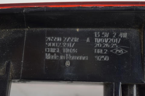 TRZECIE ŚWIATŁO STOP RENAULT CLIO IV CAPTUR I 90023917 265902759R