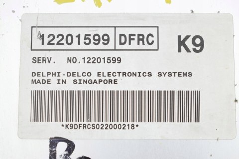 STEROWNIK SILNIKA DAEWOO NUBIRA 12201599