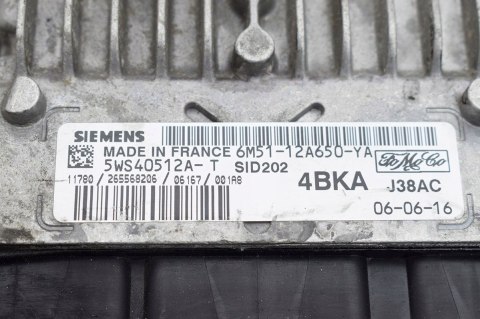 STEROWNIK SILNIKA FORD 5WS40512AT 6M5112A650YA